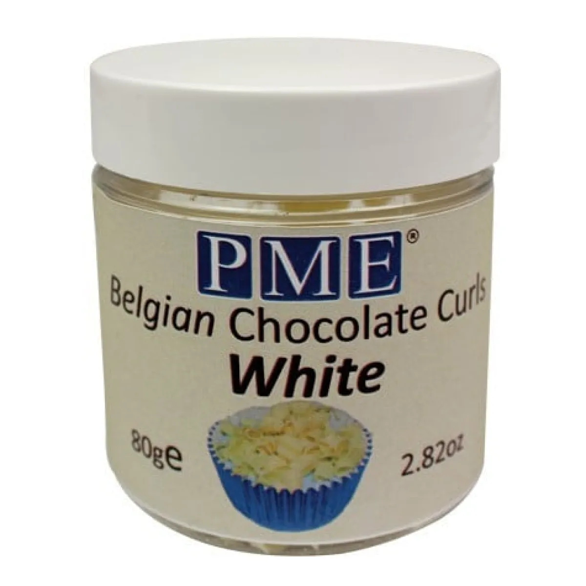 Hot PME Chocoladekrullen Wit 85 gram