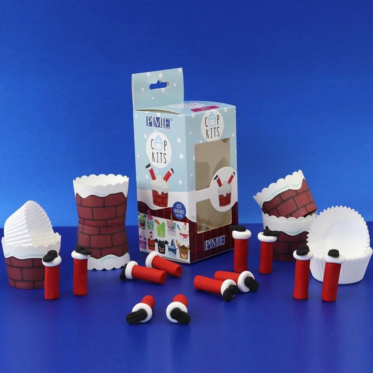 Outlet PME Cupcake Kit Kerstman 6st.
