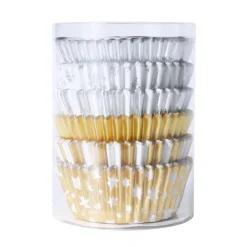 Best PME Cupcake Vormpjes Goud & Zilver 100st.