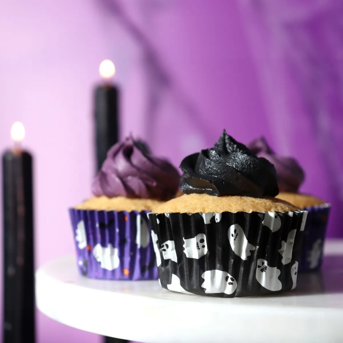 Outlet PME Halloween Cupcake Vormpjes Griezelige Geesten Ø52mm 60st