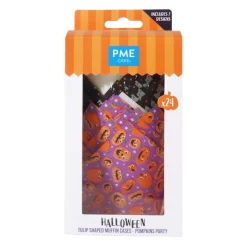 Online PME Halloween Muffin Cups Pompoenfeest 24st.
