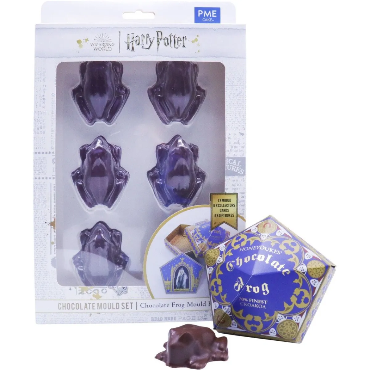 Hot PME Harry Potter Chocolademal Honeyduke's Chocolade Kikker