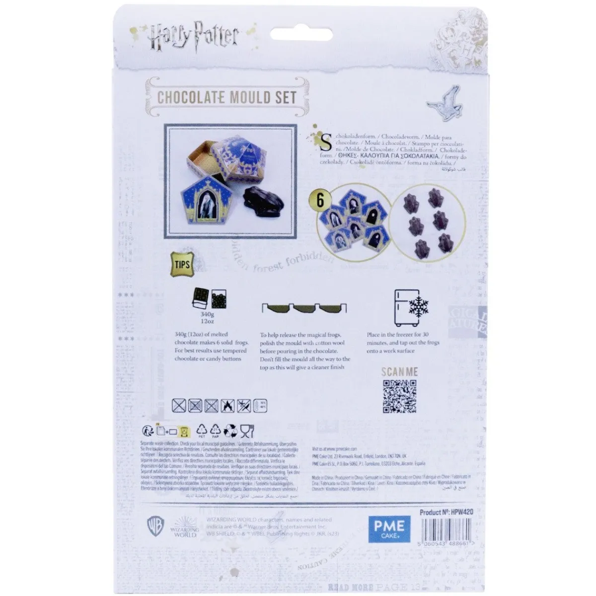 Hot PME Harry Potter Chocolademal Honeyduke's Chocolade Kikker