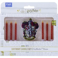 New PME Harry Potter Taartkaarsjes Griffoendor Set/7