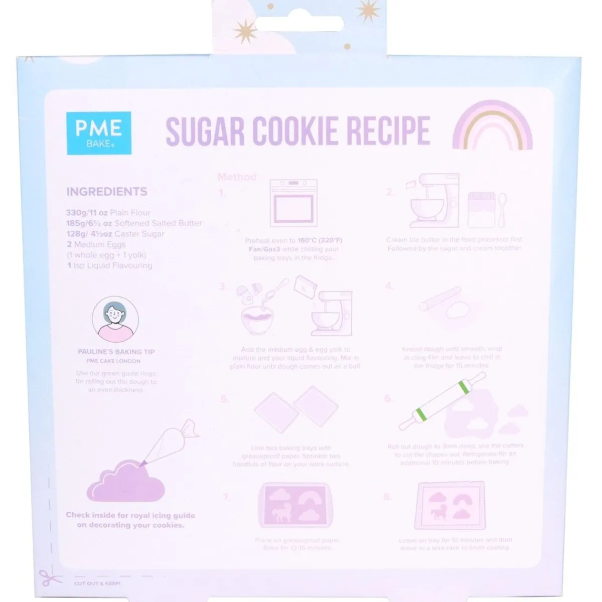 Outlet PME Koekjes Uitsteker Unicorn Set/3