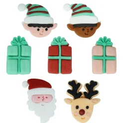 Clearance PME Suikerdecoratie Santa's Coming To Town 12st.