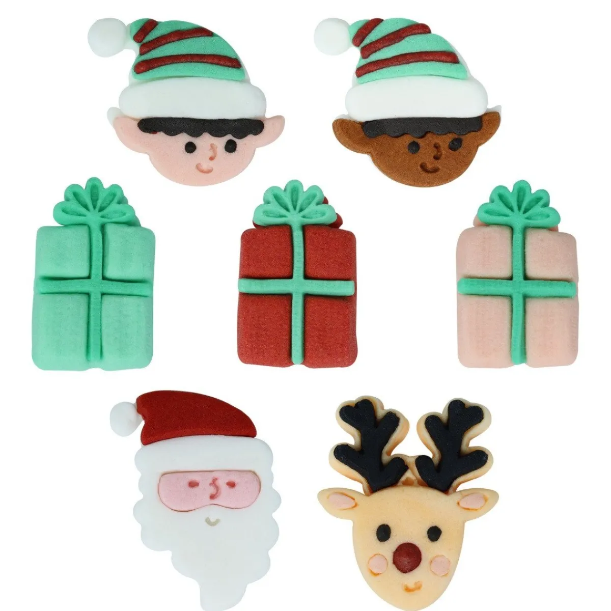 Clearance PME Suikerdecoratie Santa's Coming To Town 12st.