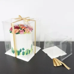 Clearance PME Taartdoos Transparant 30x30x38cm