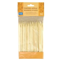 Outlet PME Toffee Appel Bamboe Stokjes 30 stuks