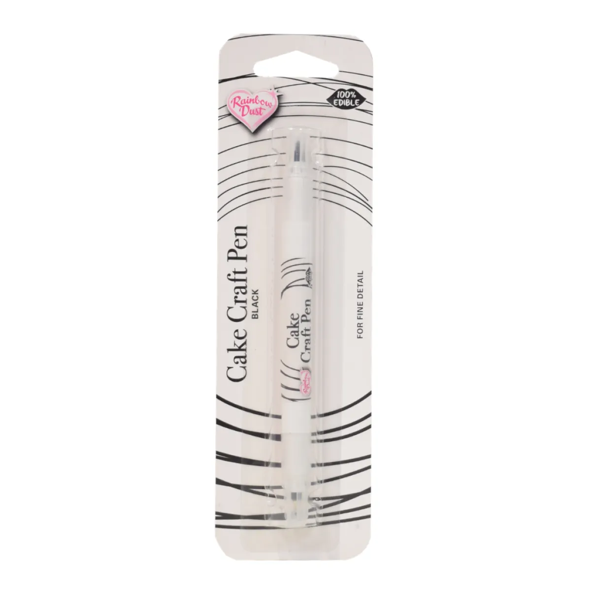 New Rainbow Dust RD Stift eetbare inkt dubbelzijdig Zwart