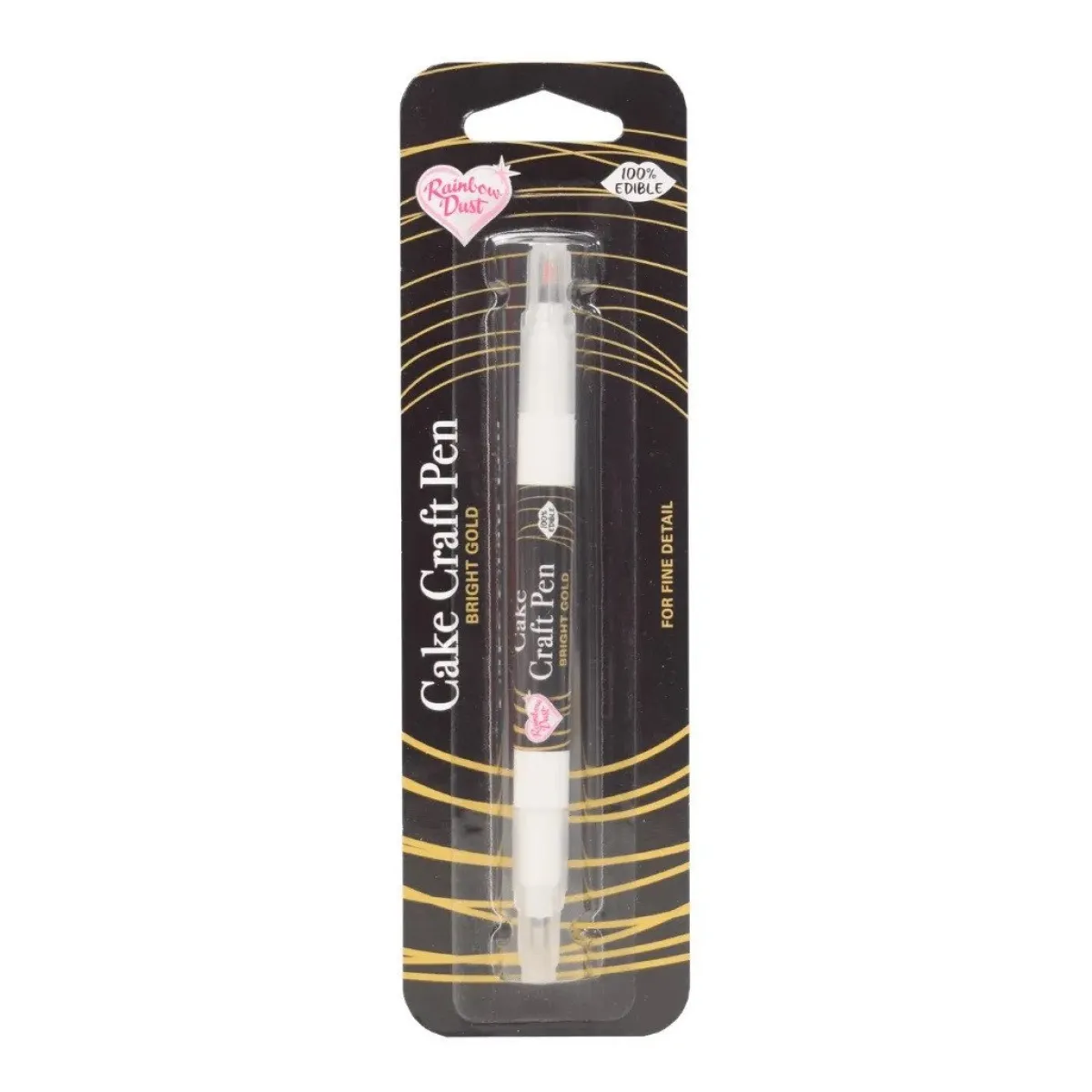 New Rainbow Dust RD Stift eetbare inkt dubbelzijdig Helder Goud