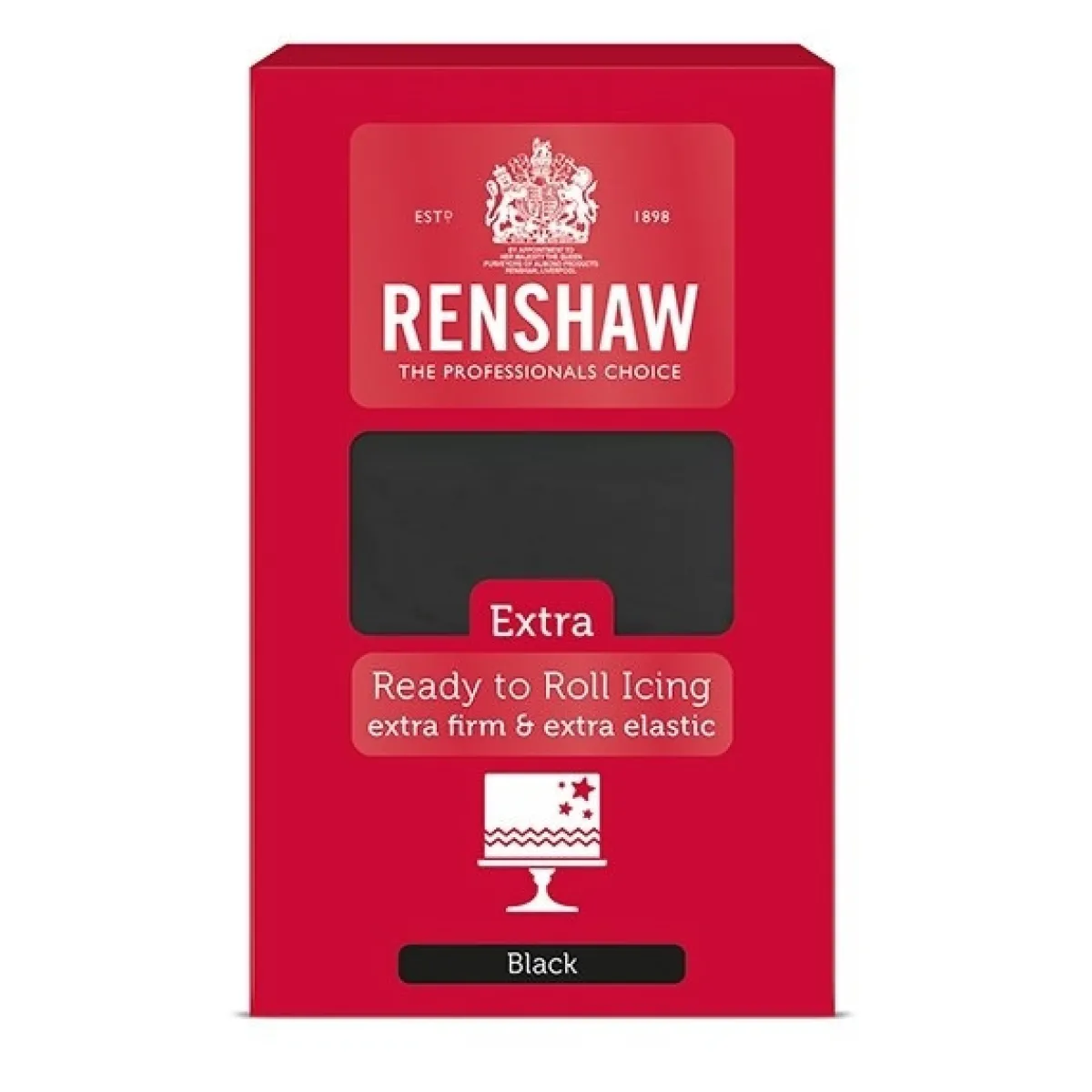 Sale Renshaw Rolfondant Extra 1kg Zwart