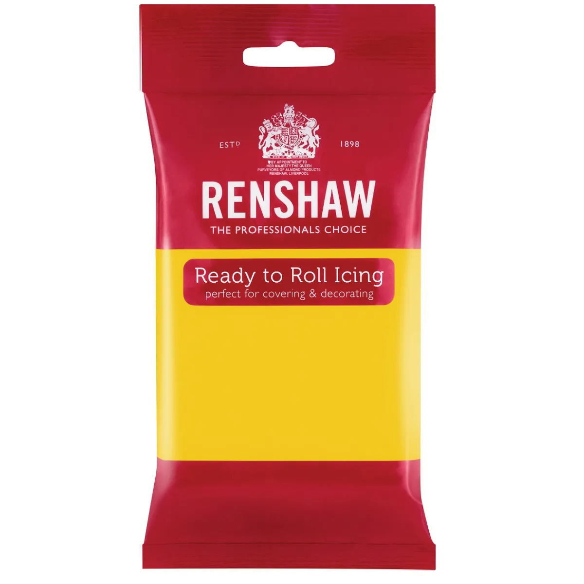 Renshaw Rolfondant Geel 250g