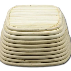 Clearance Overig Rijsmandje Riet Vierkant 21x21cm (650 tot 800 gram deeg)