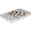 Best Silikomart Bonbonvorm Rond (24) + Choco Stamps (4) Ø3,1cm