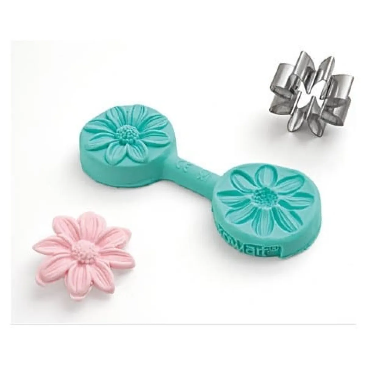 Outlet Silikomart Mold en Steker Bloem #3 - Ø32mm (Veiner)
