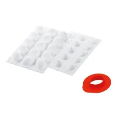 Outlet Silikomart Siliconen Bakvorm Limoen (15x) 5,5cm +cutter