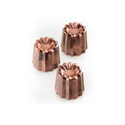 Best Silikomart Siliconen Bakvorm Mini Bordelais (18x) Ø3,5x3,5cm