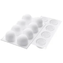 New Silikomart Siliconen Bakvorm Bol (8x) Ø5,2x4,5cm