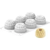 Clearance Silikomart Siliconen Bakvorm Pleincoeur Rond (6) Ø7x4,8cm