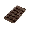 Outlet Silikomart Siliconen Bonbonvorm Roos (15x) Ø2,8x1,8cm