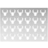 Online Silikomart Siliconen Sjabloon Rudolph (24) 4x4x0,2cm