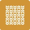 Silikomart Siliconen Stencil Foliage 10x10x0,1cm Set/2