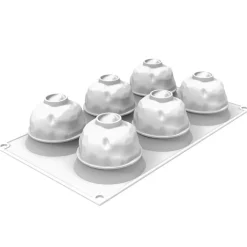 Outlet Silikomart Siliconen Vorm Syrio (6x) Ø6,8x5,8cm**