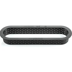 New Silikomart Taartring Exoglass Geperforeerd 14,6x3,5cm Set/6