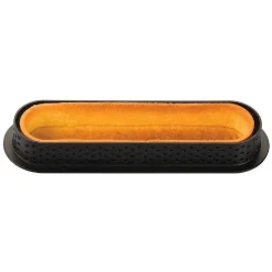 New Silikomart Taartring Exoglass Geperforeerd 14,6x3,5cm Set/6