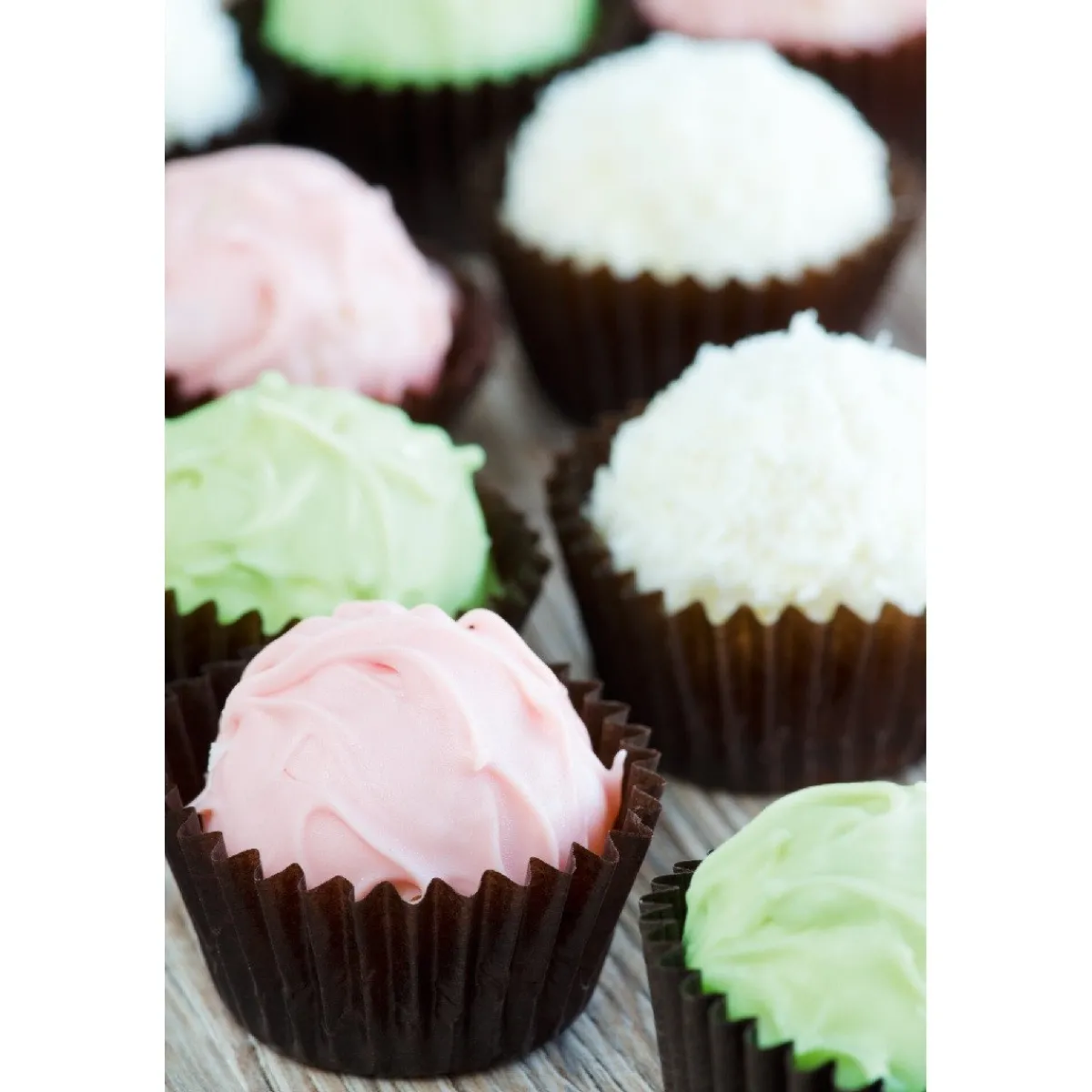 Outlet Städter Mini Muffin/Bonboncups Bruin Papier 100st.