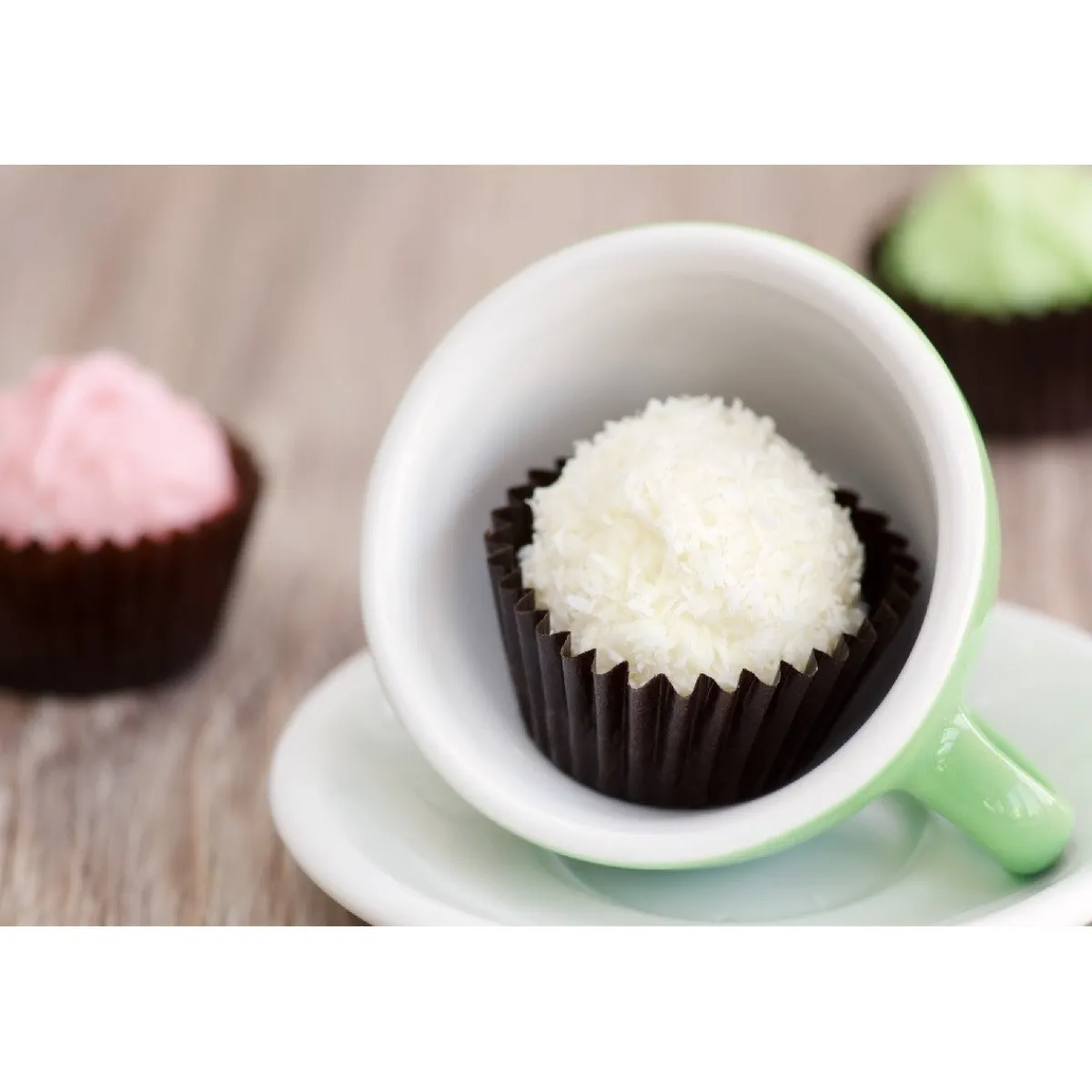 Outlet Städter Mini Muffin/Bonboncups Bruin Papier 100st.