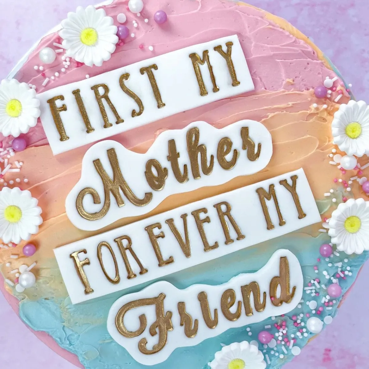 Online Sweet Stamp Flawless Botercreme Plaat Rond Ø15cm Set/2