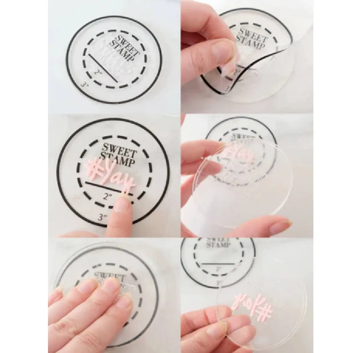 Clearance Sweet Stamp Pickup Pad Rond
