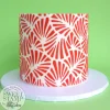 Online Sweet Stamp Stencil Scallop 21,5x25cm