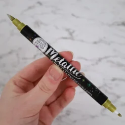 Hot Sweet Stamp Stift Eetbare Inkt Dubbelzijdig Metallic Goud