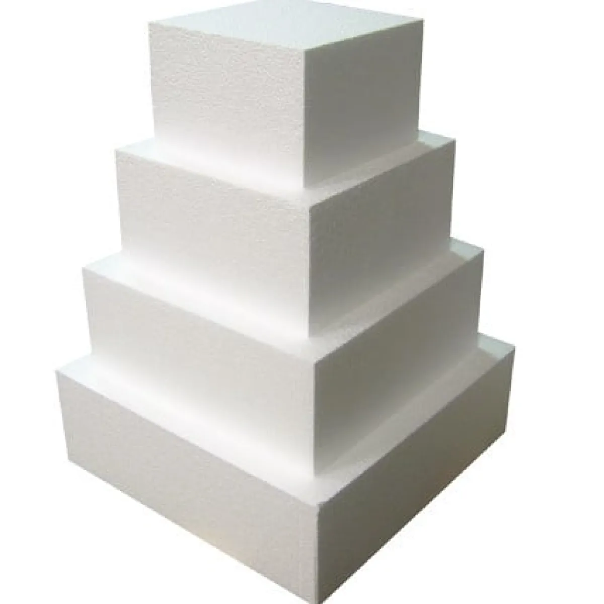 Online Taart Dummy vierkant 7cm - 15x15cm