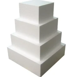 Best Taart Dummy vierkant 5cm - 20x20cm