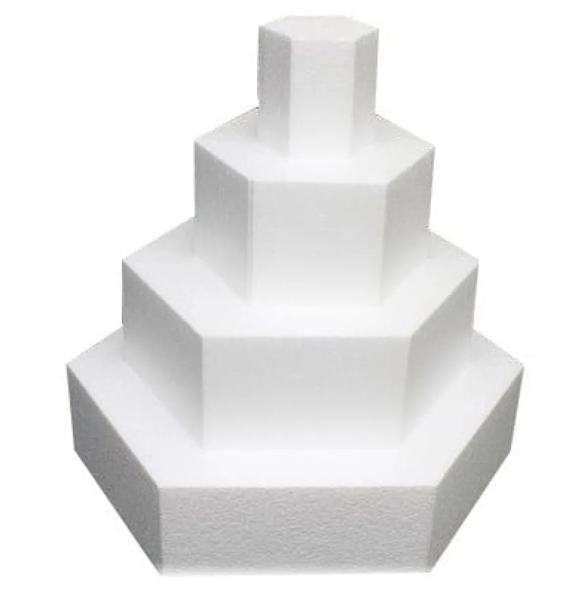 Outlet Taart Dummy Zeshoek 5cm -Ø25cm-