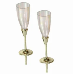 Online Taartdecoratie Champagneglazen Prikkers 72st.