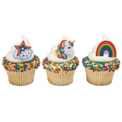 New Overig Taartdecoratie Unicorn Ringen 144 stuks