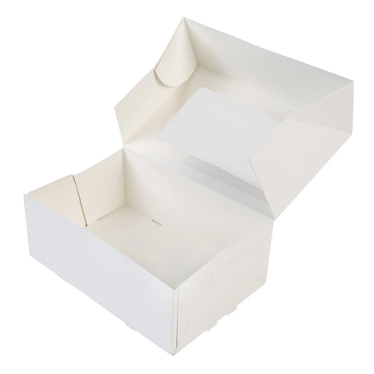 Best BrandNewCake Taartdoos met venster 24x16x9cm. Wit 50st