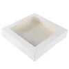 Sale BrandNewCake Taartdoos met venster 30x30x6cm. Wit 3st