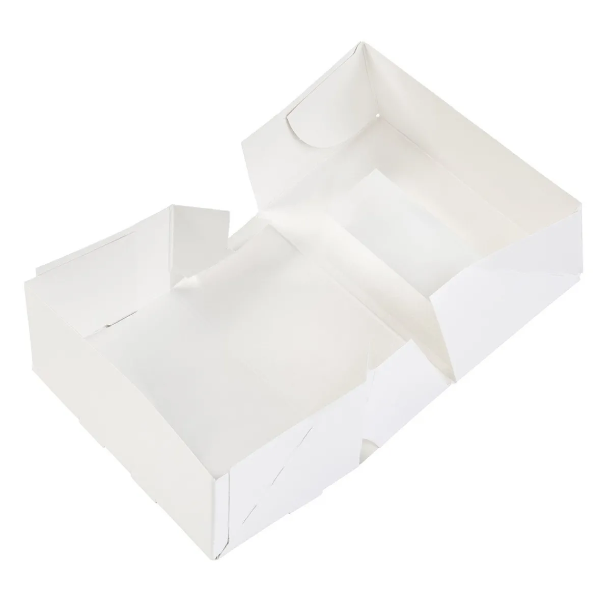 New BrandNewCake Taartdoos met venster 12x7x5cm. Wit 50st