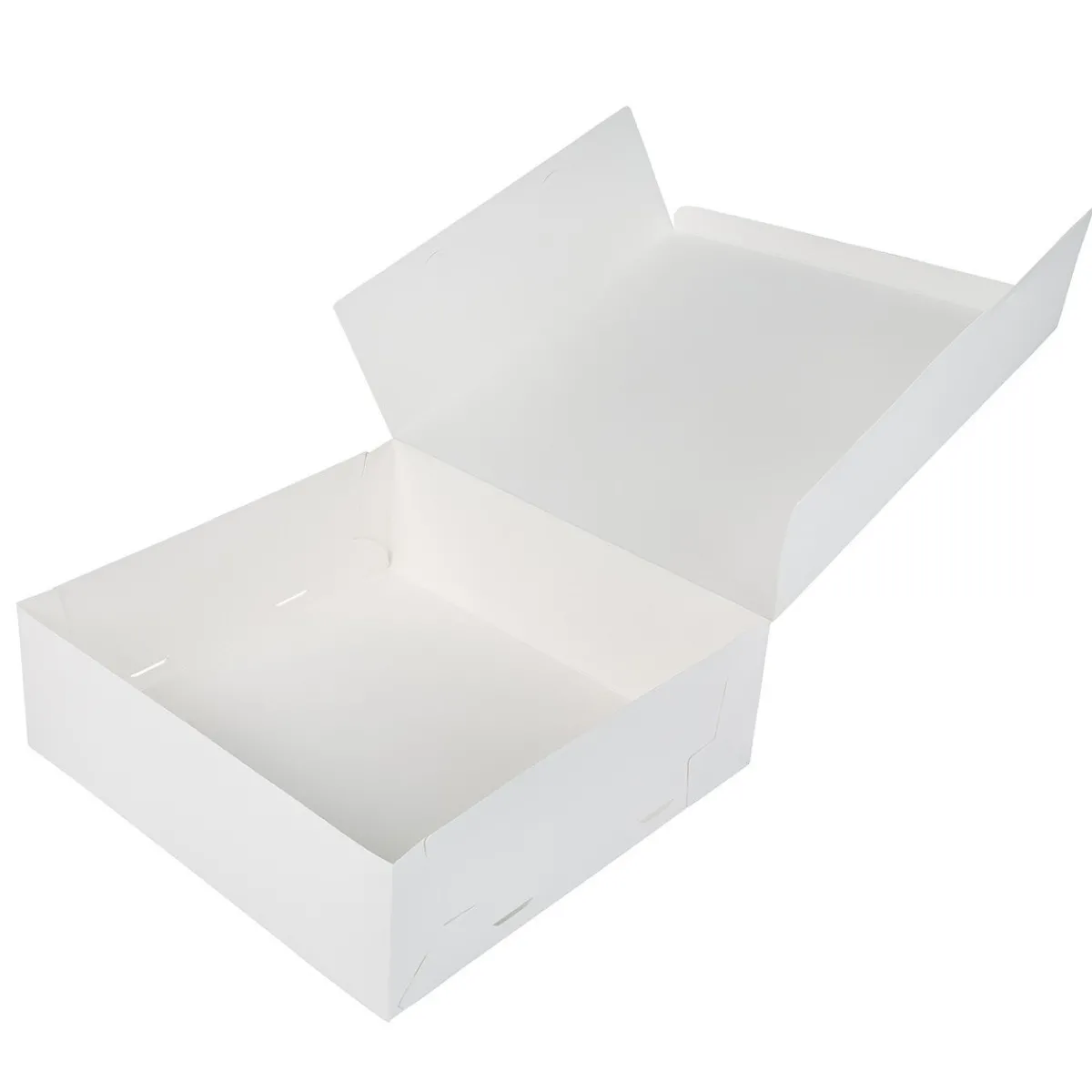 Online BrandNewCake Taartdoos 25x25x8cm. Wit 3st
