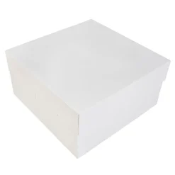 Sale BrandNewCake Taartdoos 30x30x15cm. Wit 3st