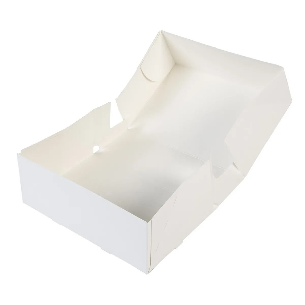Hot BrandNewCake Taartdoos 21x14x8cm. Wit 50st