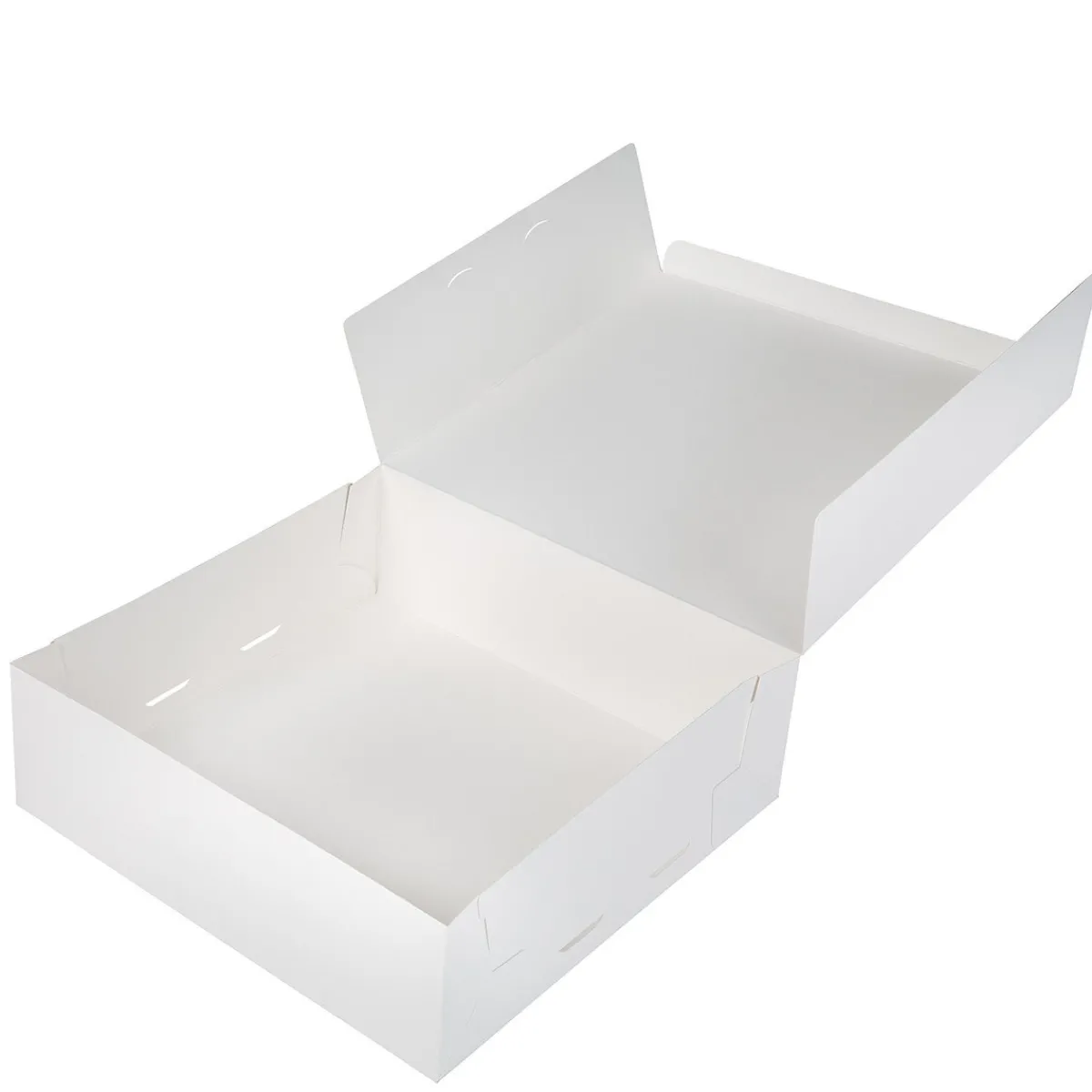 New BrandNewCake Taartdoos 30x30x10cm. Wit 50st