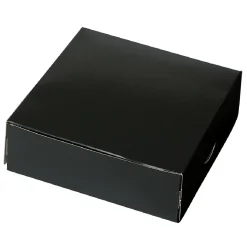 Clearance BrandNewCake Taartdoos 15x15x5cm. Zwart 50st