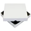 Clearance Overig Taartdoos Zwanenhals Laag Model 25x25x4,5cm. Wit 10st